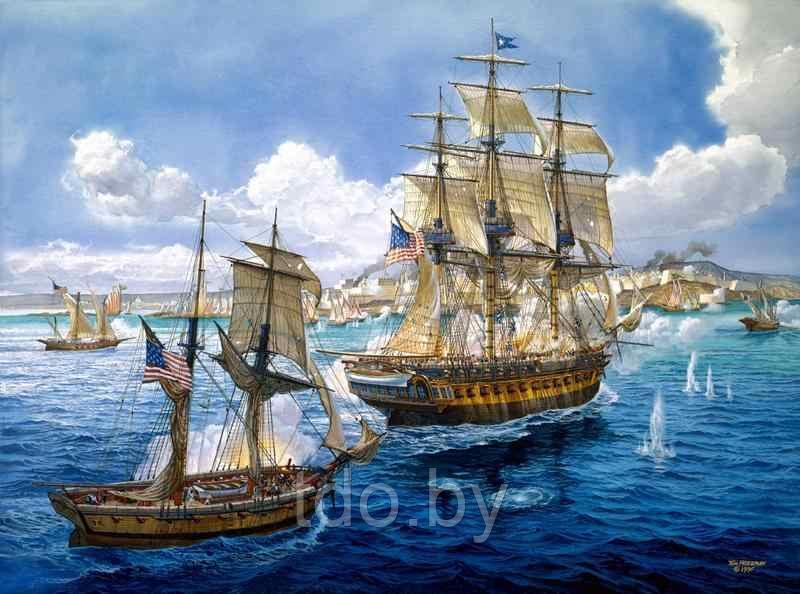 Алмазная мозаика «Военные корабли»