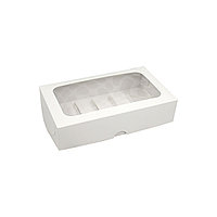 Коробка для эклеров и эскимо, Белая (Россия, 250х150х60 мм)