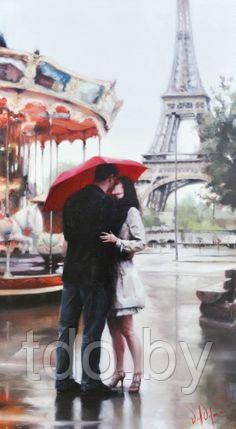 Алмазная мозаика «Париж. Любовь»