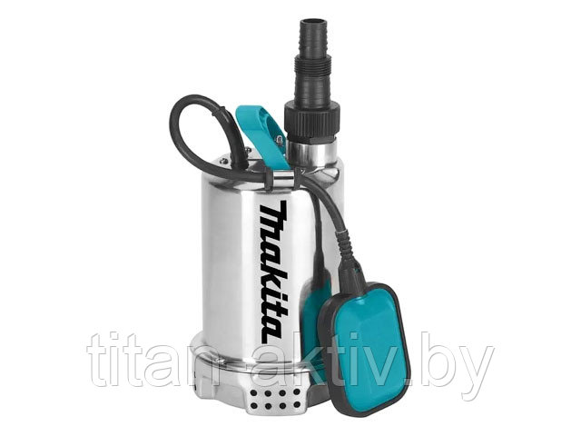 Насос дренажный для чистой воды MAKITA PF 0403 (400 Вт, 7200 л/ч, до 5 м, металлич. корпус) - фото 1 - id-p141396292