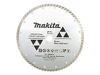 Алмазный круг 230х22,23 мм по граниту Turbo MAKITA ( сухая резка)
