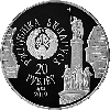 Брест. 1000 лет, 20 рублей 2019 Серебро, фото 2