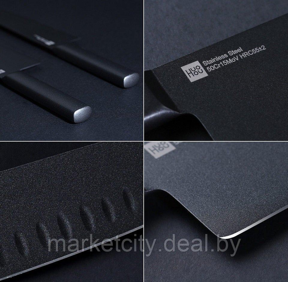 Набор ножей Xiaomi Huo Hou Black Heat Knife Set 2 шт. (Черный)HU0015 - фото 5 - id-p143823648