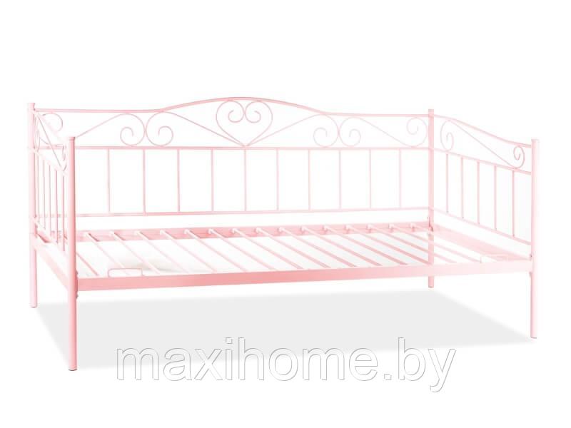Кровать SIGNAL BIRMA 90*200 Розовый - фото 1 - id-p143823798