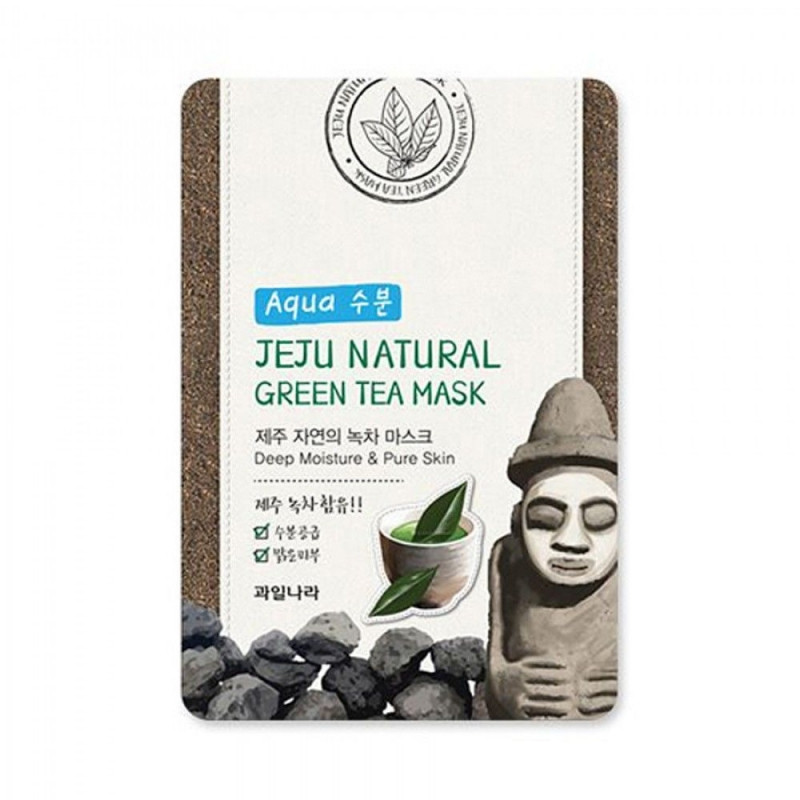 Увлажняющая тканевая маска JEJU NATURAL GREEN TEA MASK