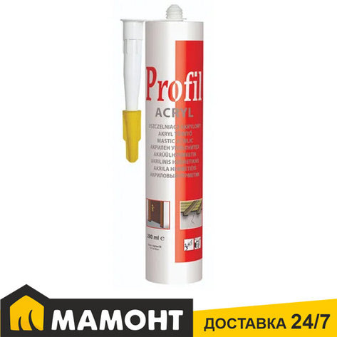 Акриловый герметик Soudal Profil белый, 270 мл, фото 2