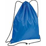 Спортивный мешок из полиэстера темно-синего цвета на веревочных лямках для нанесения логотипа, фото 5