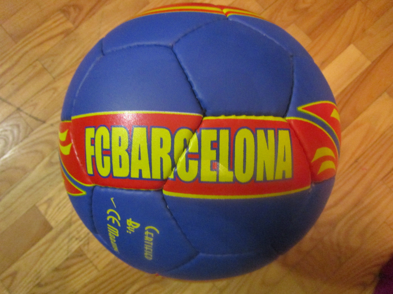 Мяч футбольный FC BARCELONA синий - фото 2 - id-p11602549
