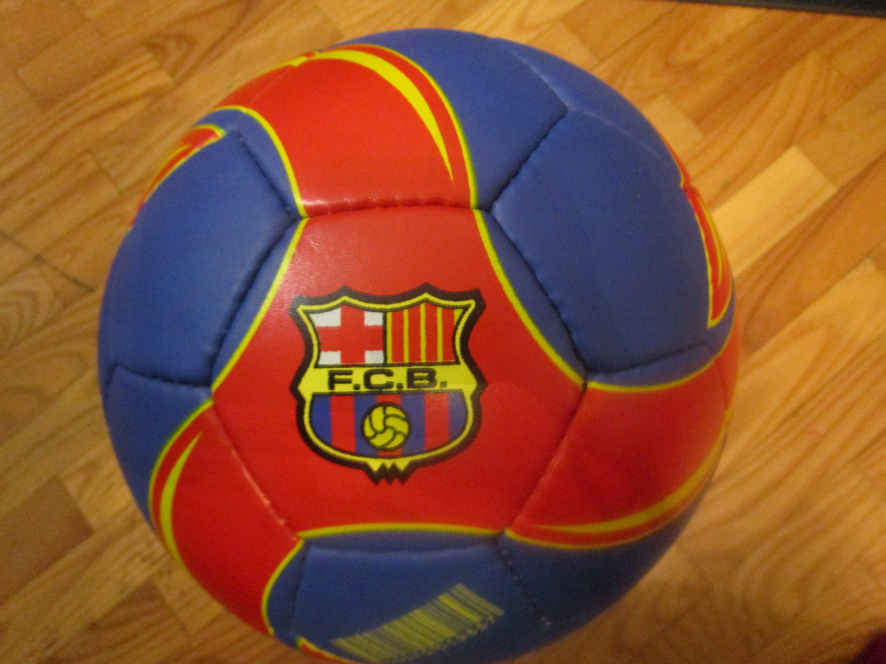 Мяч футбольный FC BARCELONA синий - фото 3 - id-p11602549