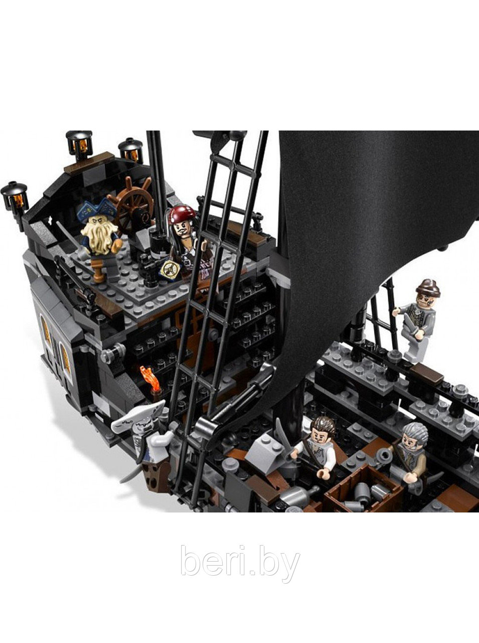 6002 Конструктор SX Pirate Treasure Черная жемчужина (Аналог Lego Pirates of the Caribbean 4184), 875 дет - фото 4 - id-p143843342