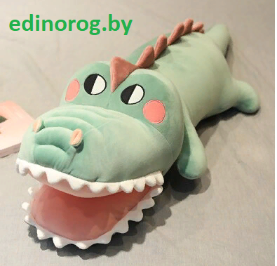 Мягкая игрушка крокодильчик + брелок в подарок - фото 1 - id-p143887173