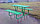 Стол со скамьями металлические Сс-2MP Com., фото 2