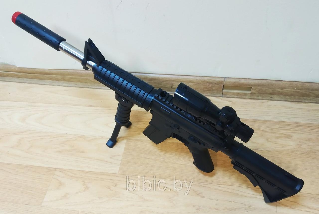 Детский игрушечный автомат 3 в 1, бластер снайпер винтовка, аналог Нерф игрушечное оружие для детей - фото 7 - id-p143886919
