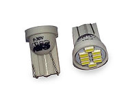 Светодиодная лампочка T099 T10 (W2.1x9.5D)8SMD 3014,блистер 2 шт. (белый)