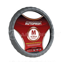 Оплётка руля AUTOPROFI AP-265 D.GY (M)