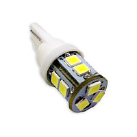 Светодиодная лампочка T113 T10/белый/ (W2.1x9.5D) 11SMD 2835 12V W5W,блистер. 2 шт.