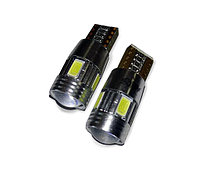 Светодиодная лампочка C023 T10 (W2.1x9.5D) 5SMD 5730,блистер 2 шт.(белый)