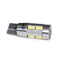 Светодиодная лампочка C024 T10 (W2.1x9.5D)CANBUS 8SMD 5630,блистер 2 шт. (белый)