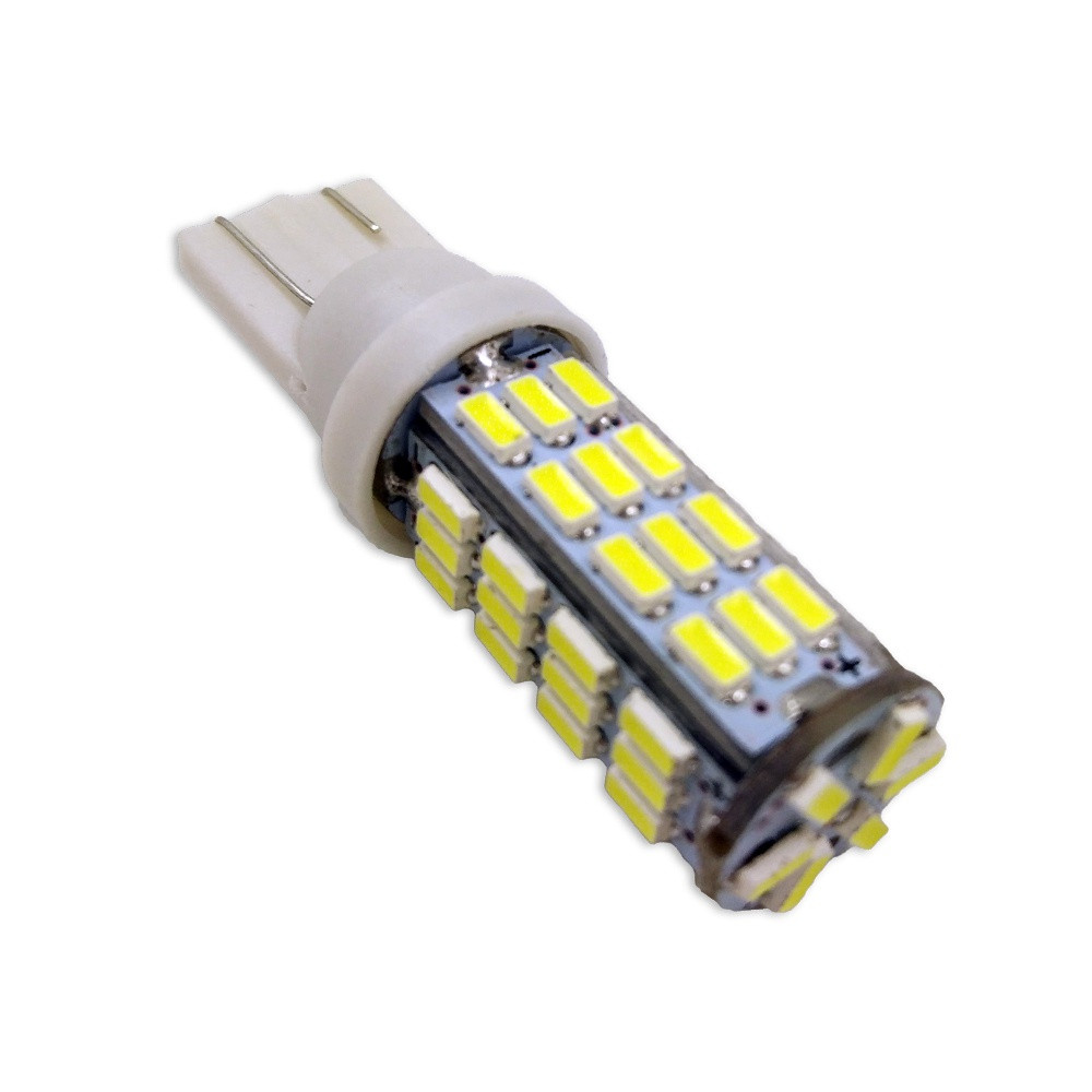 Светодиодная лампочка T101 T10/белый/ (W2.1x9.5D) 54SMD 3014 9-30V W5W,коробка 2 шт.