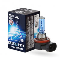 Галогенная лампа AVS ATLAS 5000К/ H8.12V.35W.КОРОБКА-1 шт.