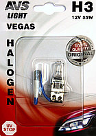 Галогенная лампа AVS Vegas в блистере H3.12V.55W 1шт