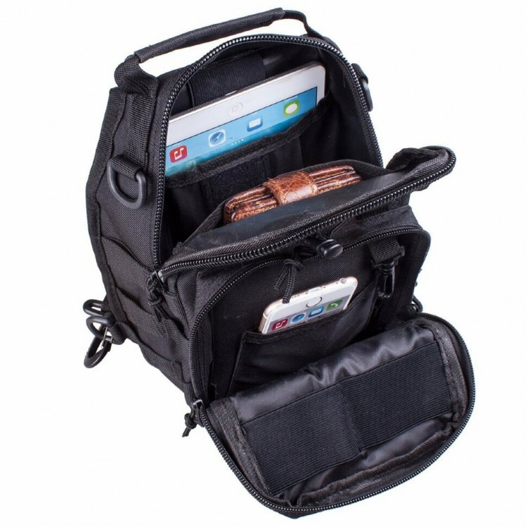 Сумка-рюкзак с одной лямкой Mr.Martin Black - фото 2 - id-p143897266