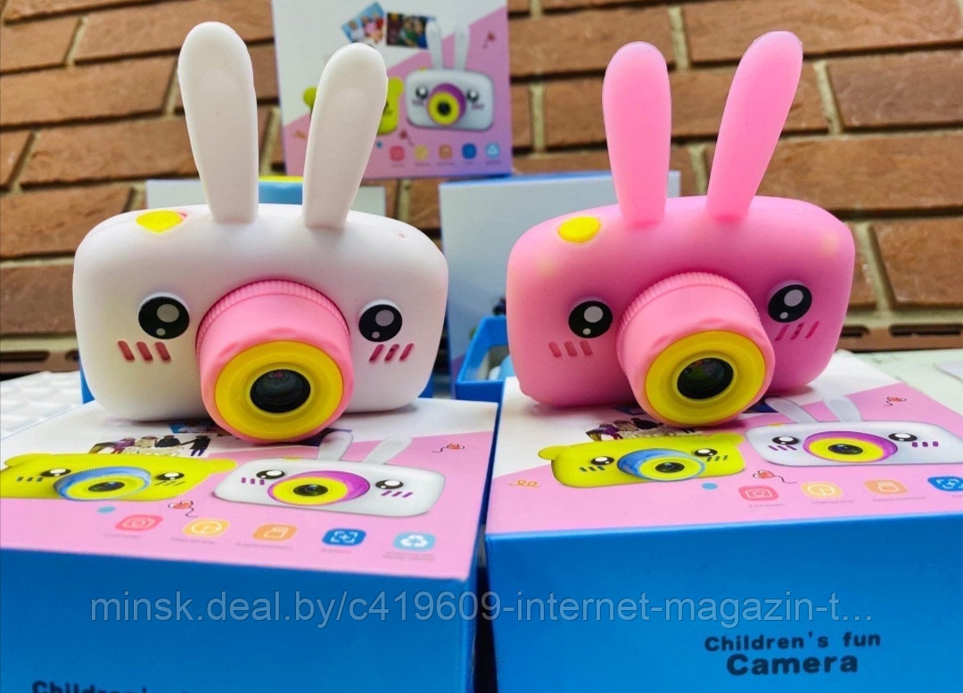 Детский фотоаппарат цифровой Kids Camera (зайка)