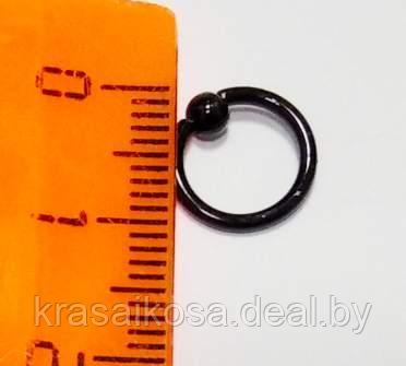Кольцо для пирсинга Черный, 10 - фото 1 - id-p135369931