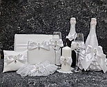 Свадебные бокалы из набора "Perfect" белые, фото 3
