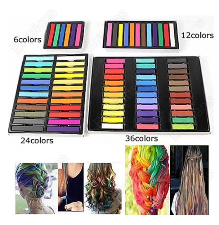 Цветные мелки для волос (6 цветов,12 цветов, 24 цвета,36 цветов)