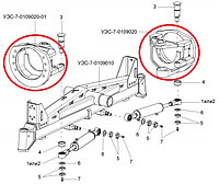 УЭС-7-0109020 кулак поворотный УЭС-7-0109020-01 кулак поворотный левый