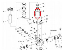 КВС-1-0116625 колесо храповое и КВС-1-0116805 втулка резьбовая