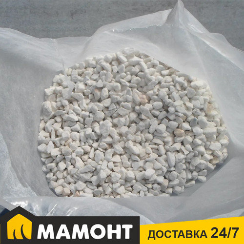 Щебень мраморный декоративный белый 7-12 мм (20 кг) (ID#4249106), цена ...