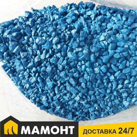 Щебень гранитный декоративный Синий 20 кг., фото 2