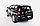 Джип металлический инерционный Land Cruiser Prado 4 поколение +ЗВУК И СВЕТ ФАР, фото 4