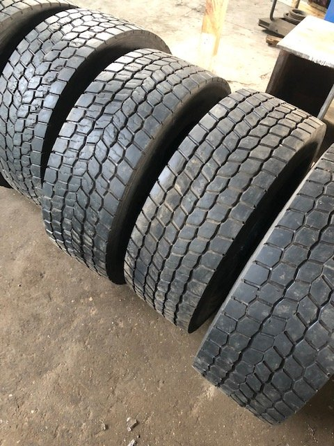 Шины грузовые б/у Cordiant DL-1 315/60 R22,5, ведущая ось, 4 шт.