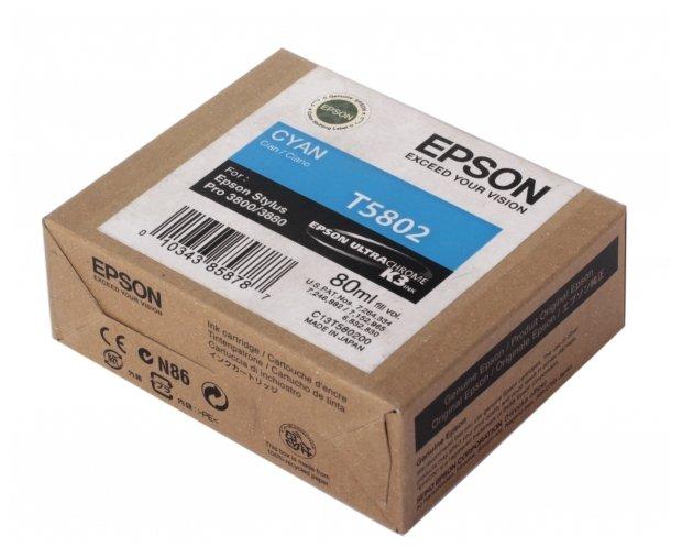 Картридж T5802/ C13T580200 (для Epson Stylus Pro 3800/ 3880) голубой