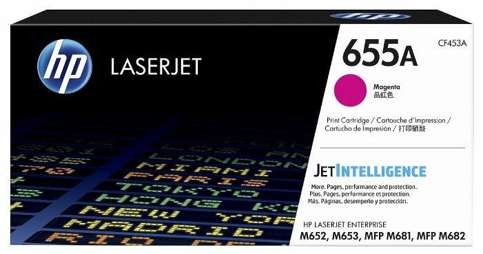 Картридж 655A/ CF453A (для HP Color LaserJet M652/ M653/ M681/ M682) пурпурный