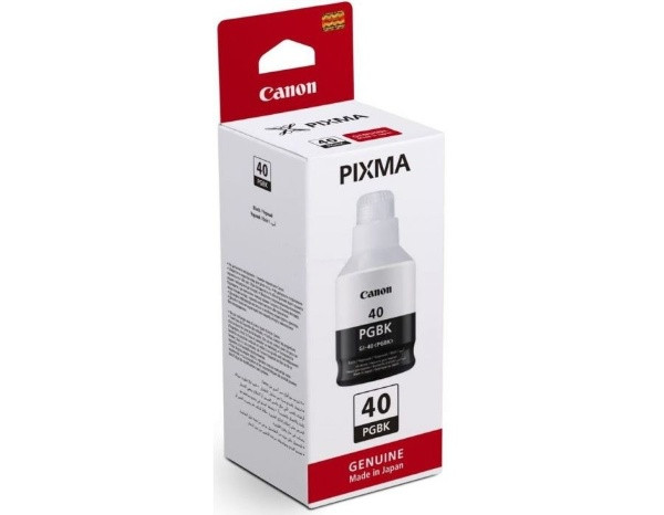 Чернила Canon PIXMA G5040/ 6040/ 7040/ GM2040/ 4040 (O) GI-40 BK, 170 мл, черные