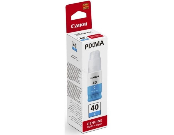 Чернила Canon PIXMA G5040/ 6040/ 7040/ GM2040/ 4040 (O) GI-40 C, 70 мл, голубые