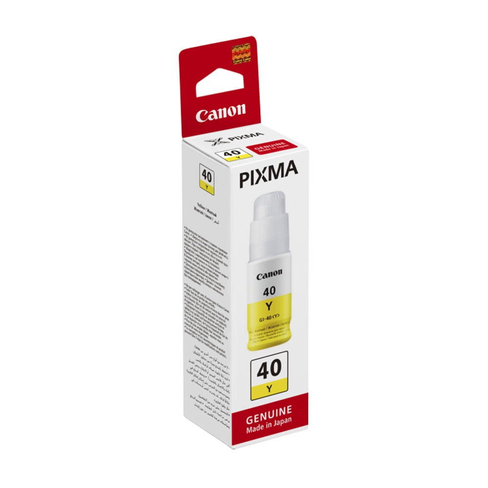Чернила Canon PIXMA G5040/ 6040/ 7040/ GM2040/ 4040 (O) GI-40 Y, 70 мл, желтые