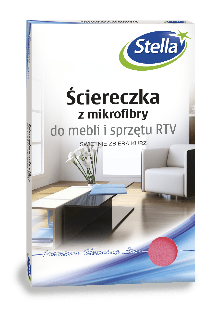 Салфетка из микрофибры для мебели и электронного оборудования "Stella" (1 шт.) (5727)