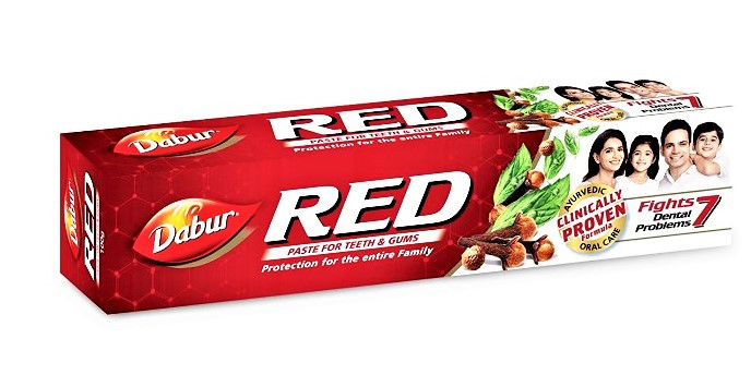 Зубная паста Дабур Красная Индия, Dabur Red, 100г – панацея для полости рта