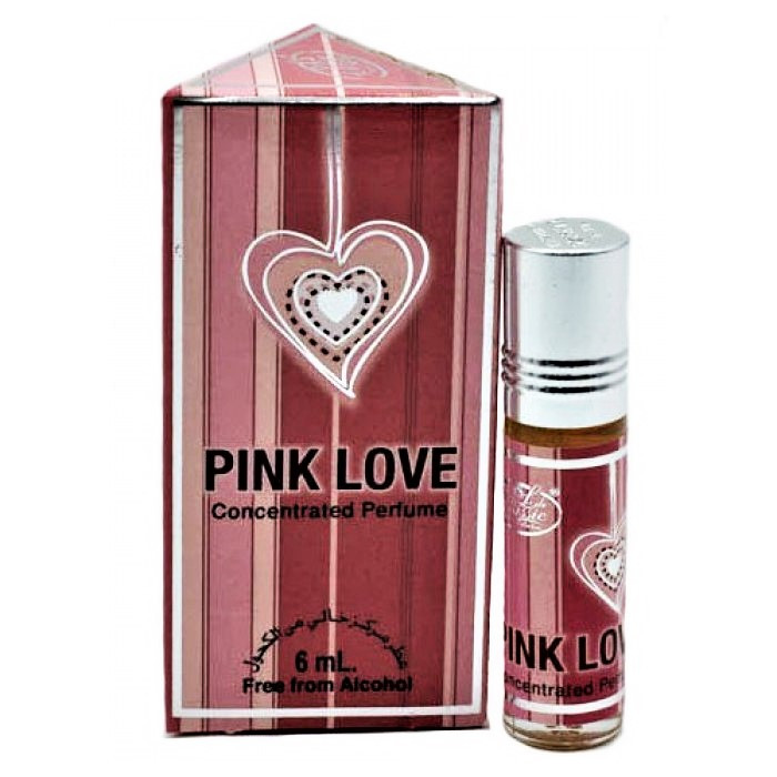 Арабские масляные духи Pink Love La de Classic, 6мл – роза, ваниль, пудра, мускус