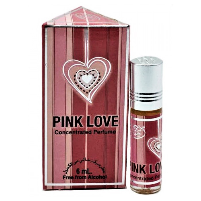 Арабские масляные духи Pink Love La de Classic, 6мл роза, ваниль, пудра, мускус - фото 1 - id-p143953133