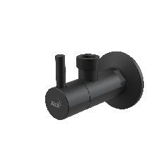 Угловой вентиль с фильтром 1/2"×1/2", черный-мат ARV003-BLACK