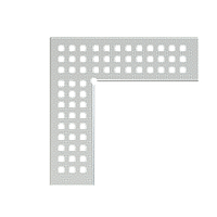 Решетка для дренажного углового желоба 75 мм, оцинкованная сталь ADZ-R103R