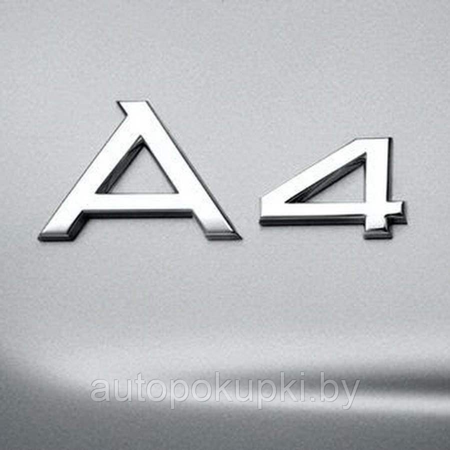 Надпись для AUDI A4, 322226