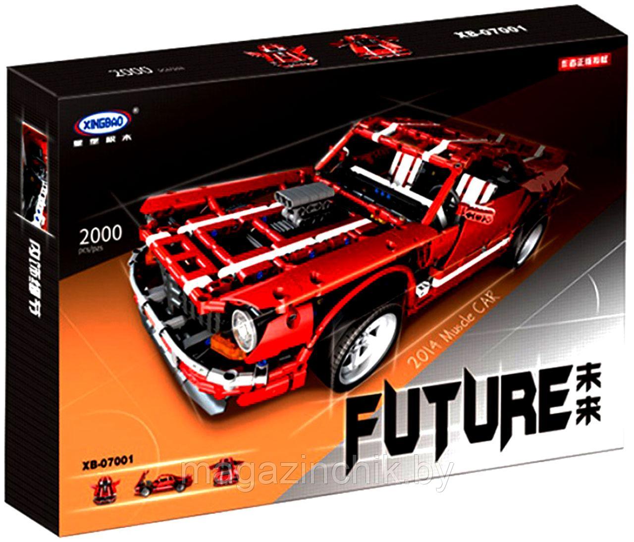 Конструктор Красный Ford Mustang GT XB-07001 2000 дет. аналог Лего Техник - фото 1 - id-p143982831