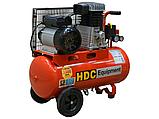 Компрессор HDC HD-A051 (396 л/мин, 10 атм, ременной, масляный, ресив. 50 л, 220 В, 2.20 кВт) (HD-A051), фото 2